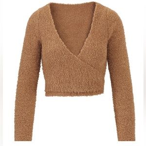Skims Cozy wrap top